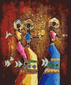 African Women Dancing Paint By Number