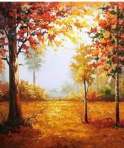 Autumn Trees Paint By Number