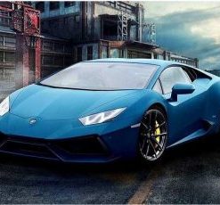 Blue Lamborghini Paint By Number