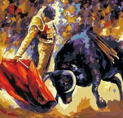 Bull And Matador Paint By Number