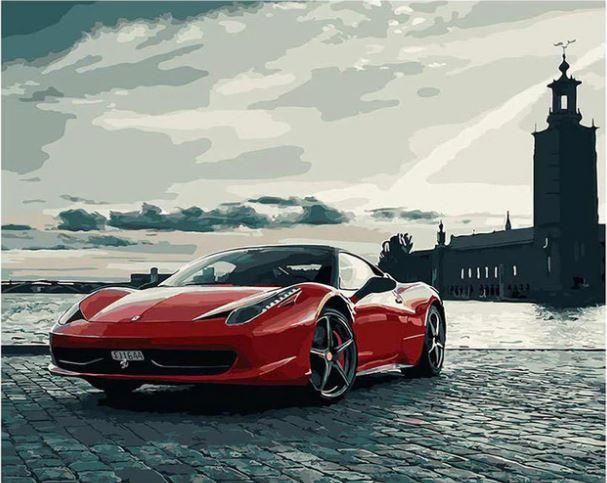 Ferrari Sports Car Paint By Numbers