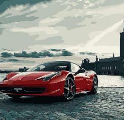 Ferrari Sports Car Paint By Number