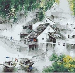 Chinese Town Jiang Paint By Number