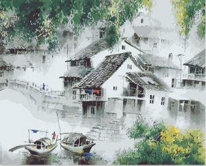 Chinese Town Jiang Paint By Number