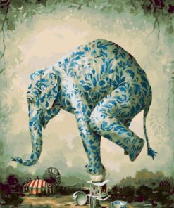 Circus Elephant Paint By Number