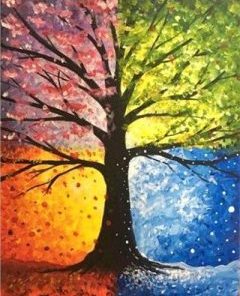 Color Tree Paint By Number