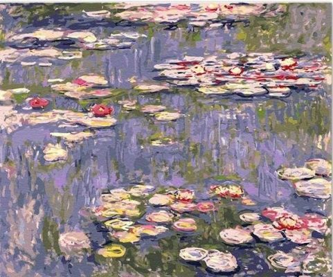 Water Lilies Pond Claude Monet Landscape Paint By Numbers