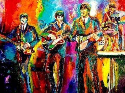 Colorful Beatles Paint By Number