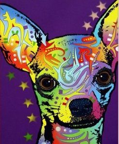 Colorful Chihuahua Paint By Number