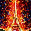 Colorful Eiffel Tower Paint By Number