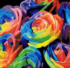 Colorful Flower Paint By Number