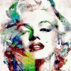 Colorful Marilyn Monroe Paint By Number