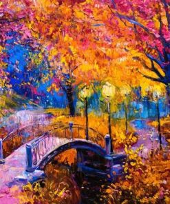 Colorful Park Paint By Number