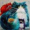 Colourful Cats Paint By Number