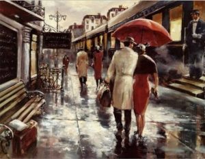Couples In Station Paint By Number