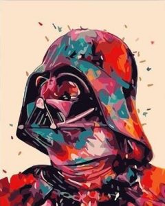 Dark Vador Star Wars Paint By Number