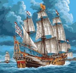 East India Company Ship Paint By Number