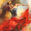 Female Flamenco Dancer Paint By Number