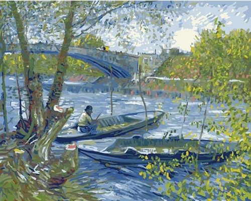 Fishing In Spring Paint By Number