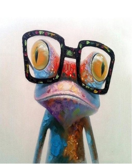 Funny Frog paint by numbers