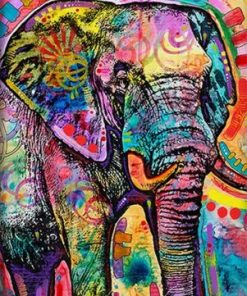 Graffiti Elephant Paint By Number