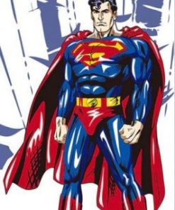 Superman Paint By Number