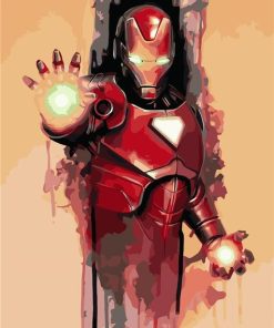 Iron Man The Avengers Paint By Numbers