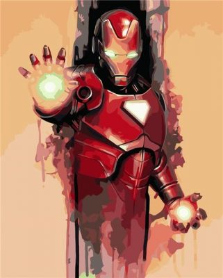 Iron Man The Avengers Paint By Numbers