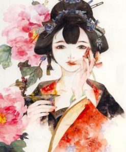 Japanese Woman Paint By Number