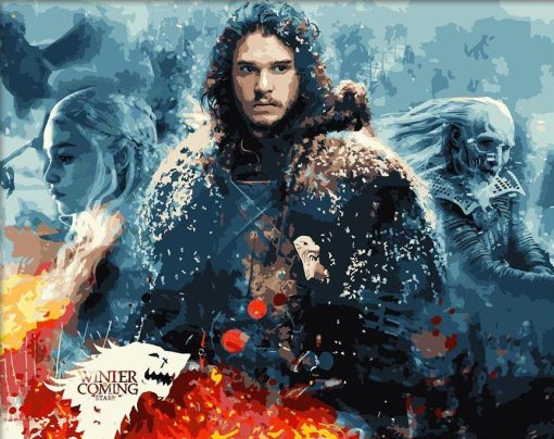 Jon Snow Paint By Number