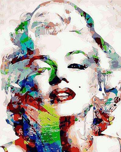 Colorful Marilyn Monroe Paint By Numbers