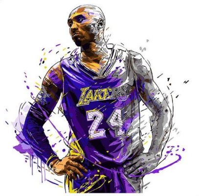 Kobe Bryant Paint By Number