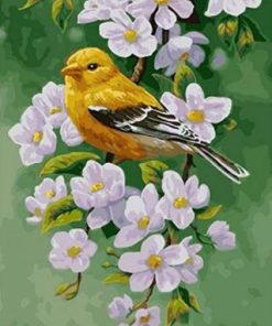 Little Yellow Bird Paint By Number