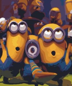 Minion Dance Paint By Number