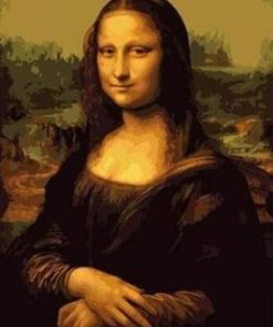 Mona Lisa Leonardo Da Vinci Paint By Number