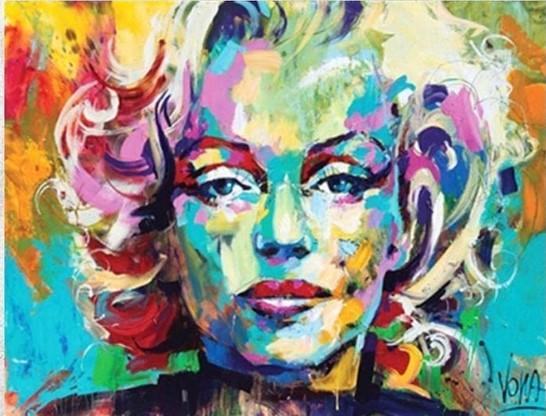 Portrait Of Marilyn Monroe Paint By Numbers