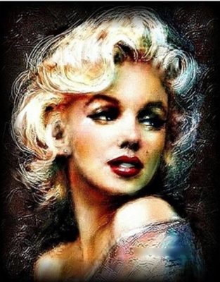 Portrait Of Marilyn Monroe Paint By Number