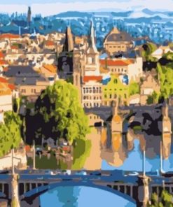 Prague Scenery Paint By Number