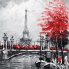 Seine River Eiffel Tower Paint By Number
