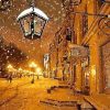 Snowy Christmas Night Paint By Number