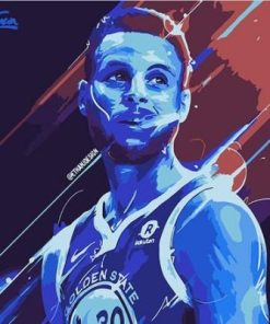 Stephen Curry Basketballer Paint By Number