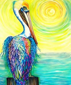 Pelican Artwork Paint By Number
