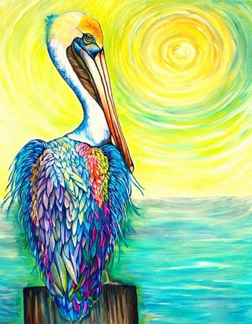 Pelican Artwork Paint By Number