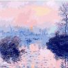 Sunset On The Seine At Lavacourt Paint By Number