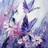 Purple Butterflies Paint By Number