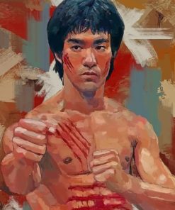The Legend Bruce Lee Paint by numbers