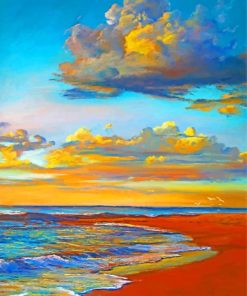 Sunset Beachside Paint by numbers