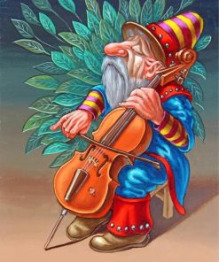 musician-dwarf-paint-by-numbers