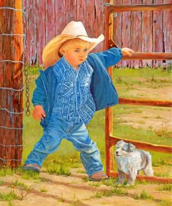 western-boy-paint-by-number