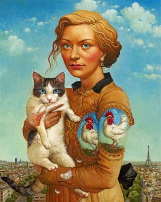 woman-holding-her-cat-paint-by-numbers